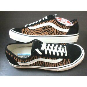 Vans Women's Style 36 Decon Sf Animal Stripes shoes Black Marshmallow Sizes NWT